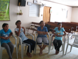 students in dance class