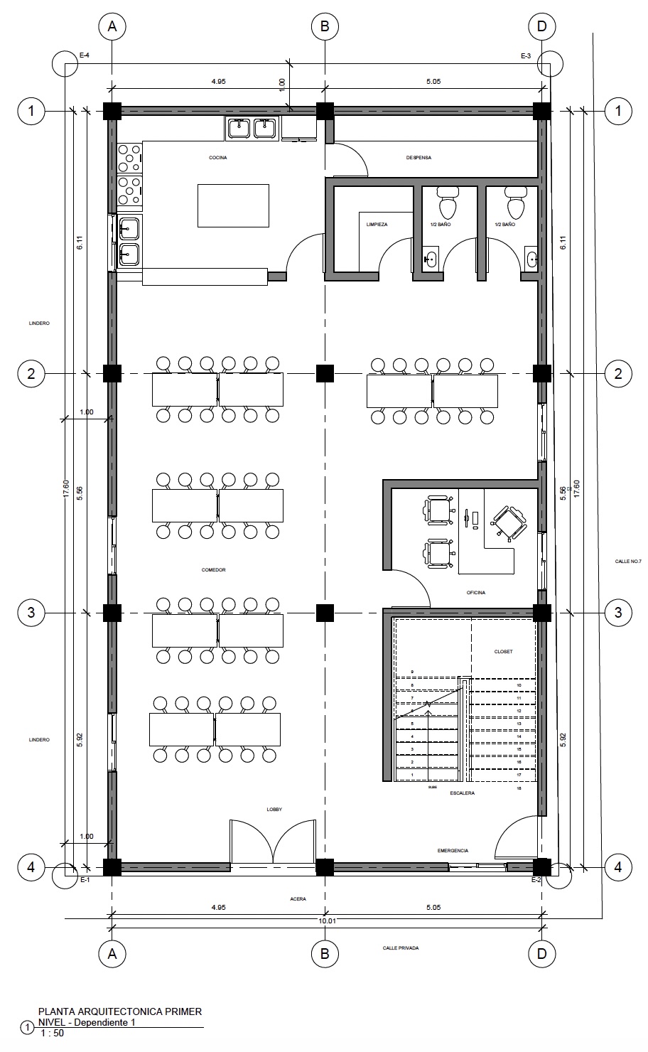 Cienfuegos Nutrition Center & Dormitory - 1st Floor