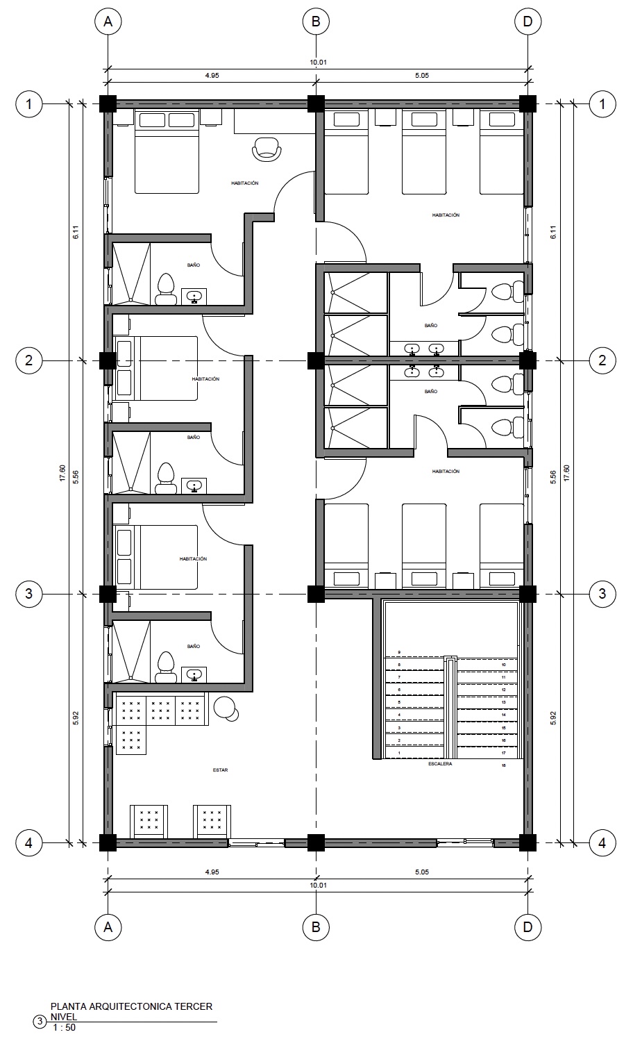 Cienfuegos Nutrition Center & Dormitory - 3rd Floor